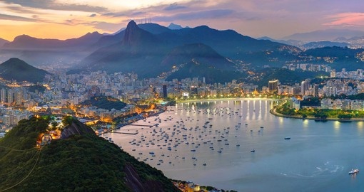 Experience Rio de Janerio at Twilight during your next trip to Brazil.