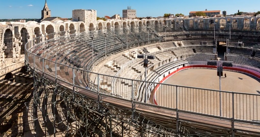 Arena and Roman Amphitheatre, Arles, Provence, France