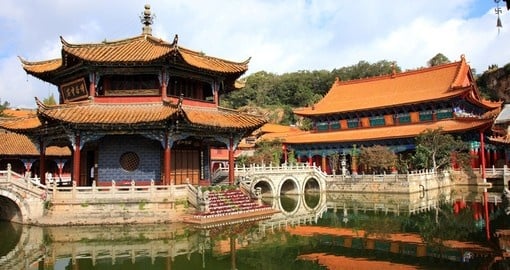 YuanTong Temple - the biggest buddhist temple in Kunming