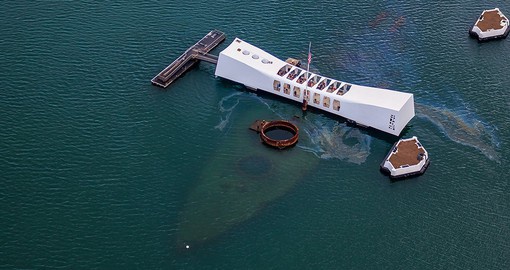 Learn more about significance of the attack on Pearl Harbour at the USS Arizona Memorial