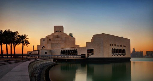 Designed by IM Pei, the Museum of Islamic Art has the largest collection of Islamic art in the world
