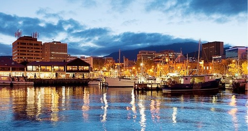 Experience tranquility while viewing the stunning Hobart skyline on your tour