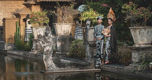 The Balinese are proud of their traditions, customs and formal dress