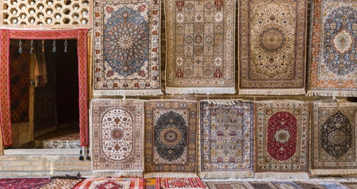 Carpet shop, Bukhara, Uzbekistan