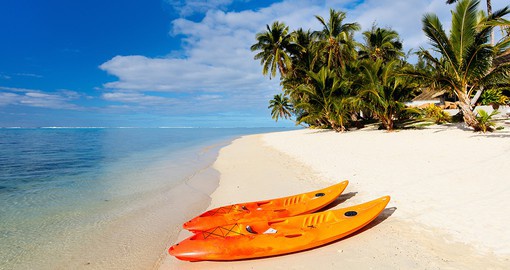Enjoy the beaches of the Cook Islands