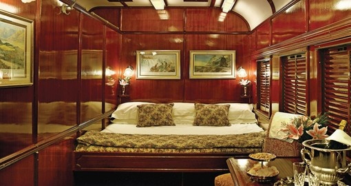 Experience all the amazing amenities of the Rovos Train during your next South Africa tours.