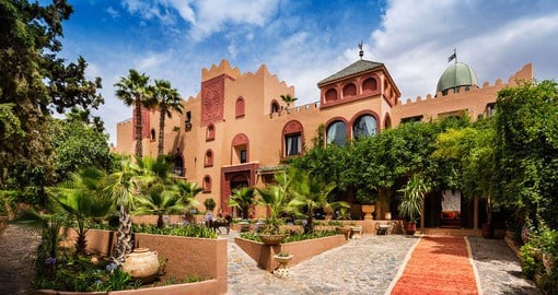 Experience all the amenities of the Kasbah Tamadot during your next Morocco tours.