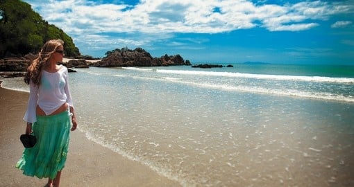 Walk on the main beach and enjoy the beauty of it on your next New Zealand vacations.
