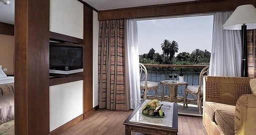 Experience all the amenities of the vessel during your next Egypt tours.