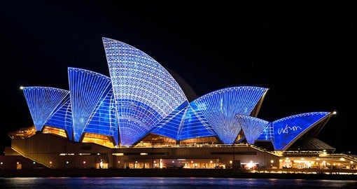 The Sydney Opera House is the perfect place to enjoy a show on your Australia Vacation.