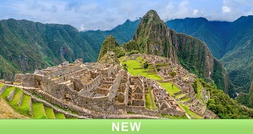 The 15th-century Incan citadel of Machu Picchu
