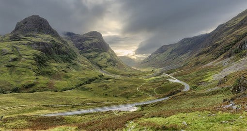 Fall in love with the breathtaking mountains of the Scottish Highlands