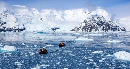 Make use of Ocean Endeavour's fleet of Zodiac's on your Antarctica Cruise