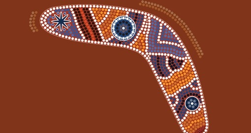 You will be able to see traditional aboriginal dot paintings on your next Australia Tours.