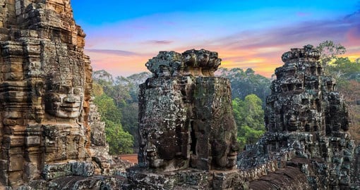 Angkor Thom was a great Khmer City that cover more than 10 square kilometers