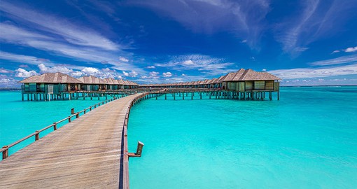 Relax by the soothing shores of the Maldives