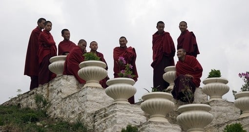 Visit one of the many temples experience the daily lives of Buddhist Monks on your Trip to Bhutan