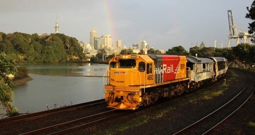 Start your New Zealand Vacation in Auckland and travel south on the Northern Explorer train