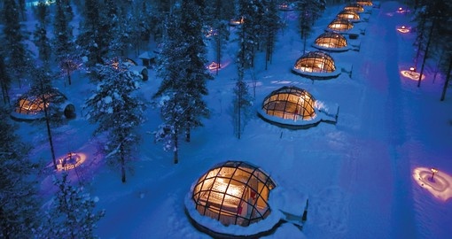 Stay in an igloo on your Scandinavia Tour