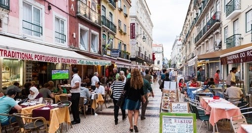 Portugal has many bistros and cafes