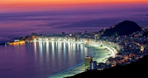 Visit Copacabana Beach on your next Brazil vacations.