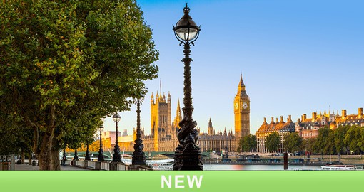 Stroll alongside the iconic Thames River with Big Ben chiming in the background