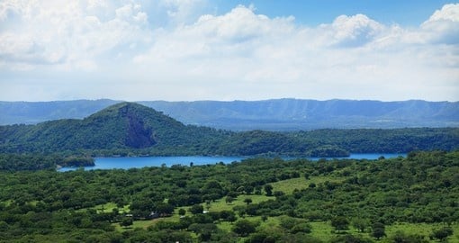 Extensive valley near Managua
