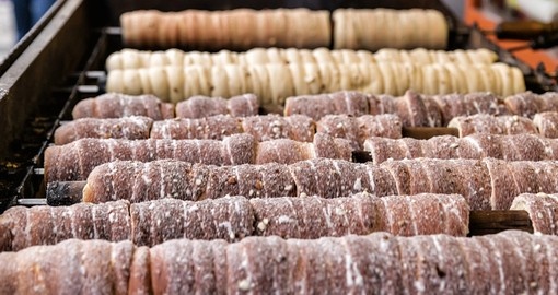 Trdlo is a Czech traditional sweet pastry