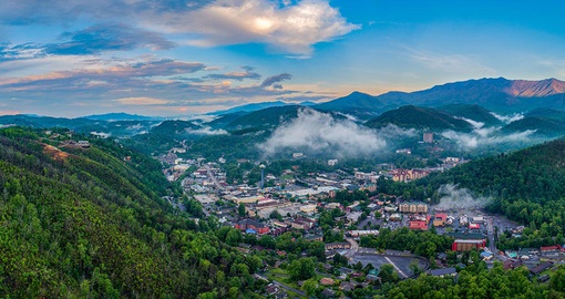 Gatlinburg in the Great Smoky Mountains