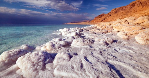 The Dead Sea is the lowest point on earth and is surrounded by the Negev Desert
