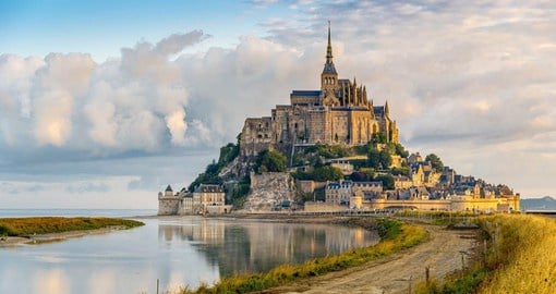 One of the most popular tourist attractions, the Mont-Saint-Michel was designated a UNESCO World Heritage site in 1979