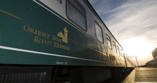 Take a train ride along the Silk Road on The Orient Express on your Asia Tours