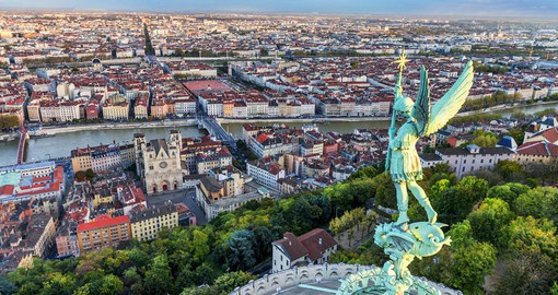 Lyon is known for its historical and architectural landmarks and is a UNESCO World Heritage Site