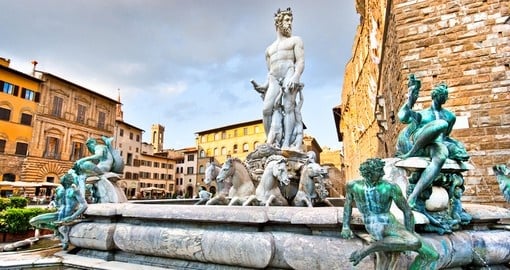Visit fountain of Neptune in Florence on your next trip to Italy.