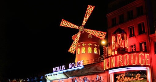 Moulin Rouge, or Red Mill, is a cabaret in Paris that provides a variety of great entertainment