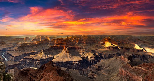 Grand Canyon National Park stretches across four states