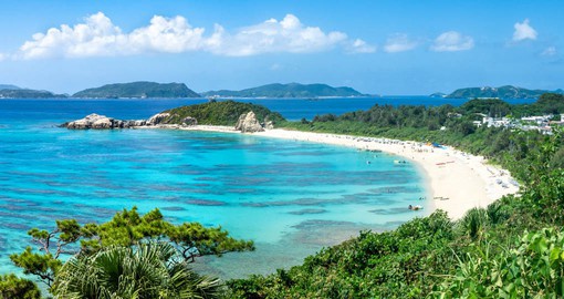 Okinawa enjoys a subtropical climate, with temperatures barely falling below 15 degrees Celsius