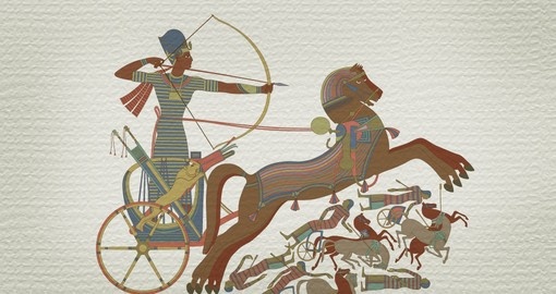 Fresco of Pharaoh Ramses