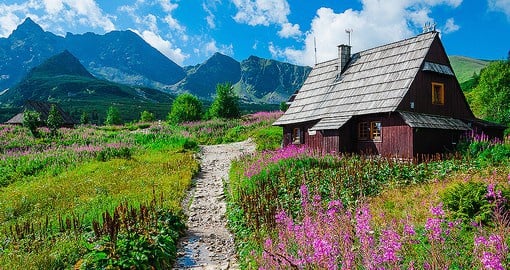 Admire the proud Tatras Mountains, bordering Poland and Slovakia
