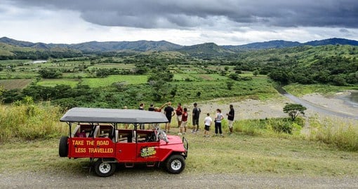 Enjoy the popular Sigatoka River Safari as you take a thrilling ride into the hinterland