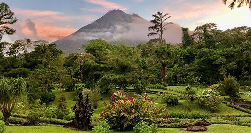 Get a sight of Arenal, Costa Rica's most well-known volcano