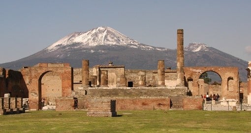 Visit intriguing Pompeii and Vesuvius on your next tours of Italy.