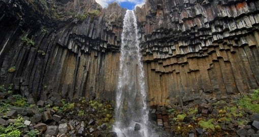 Svartifoss waterfall, Vatnajokull National Park