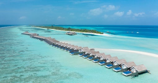Enjoy your own personal section of the beach on your Maldives Vacation