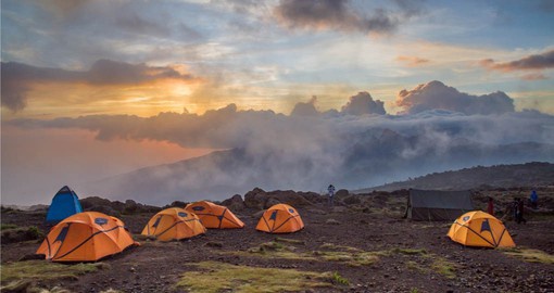 Sleep under canvas on the slopes of Kilimanjaro on your Tanzania safari