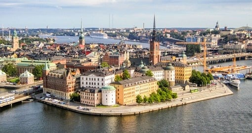 You will visit Stockholm in Sweden during your cruise