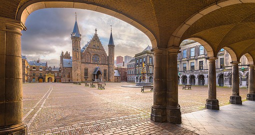 Explore history from the 13th century when walking the grounds of the Ridderzaal