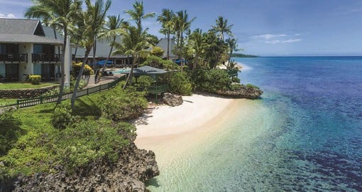 Inspired by the traditional Fijian village and enjoy the  local culture and nature on your trip
