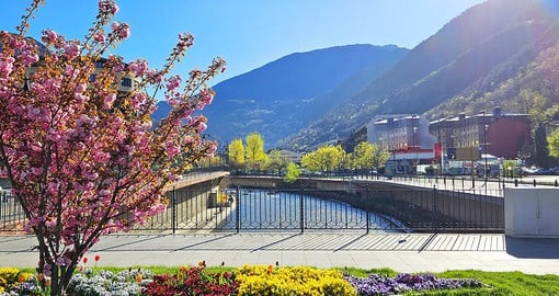 Enjoy a leisurely walk through Andorra La Vella, the capital of Andorra