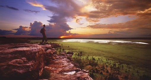 A stunning sunset view at Kakadu National Park - a sight you surely will not want to miss!